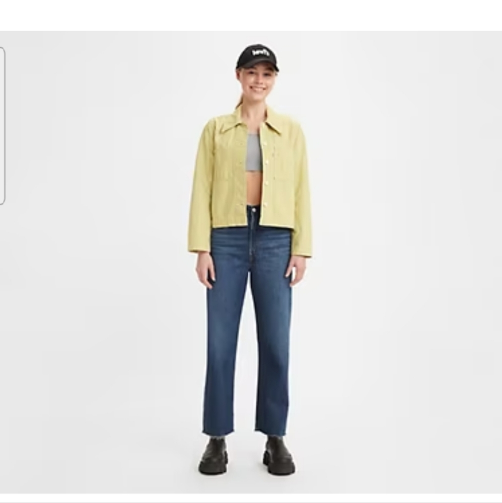 Levis Ribcage Straight